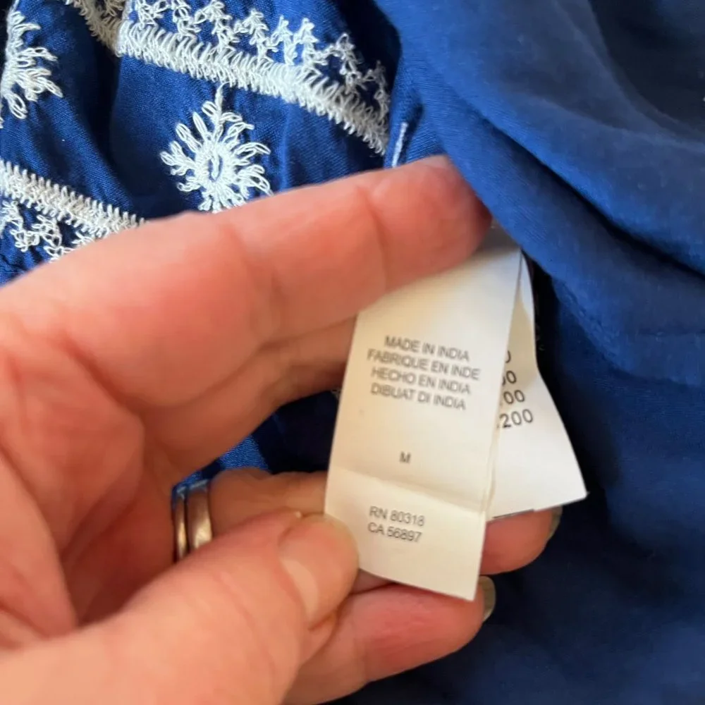 Lucky Brand Embroidered Tunic - M - Picture 6 of 14